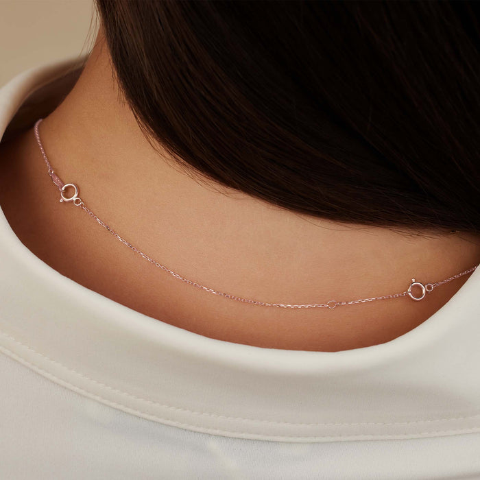 Isabel Bernard La Concorde Nicole Rallonge De Collier En Or Rose 14 Carats