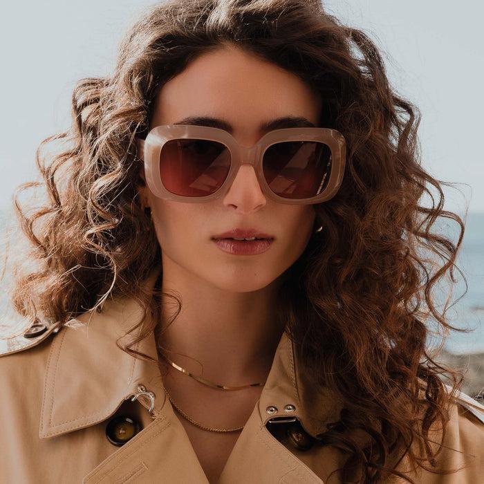 Isabel Bernard La Villette Rive Rose Tendre Lunettes De Soleil Carrées