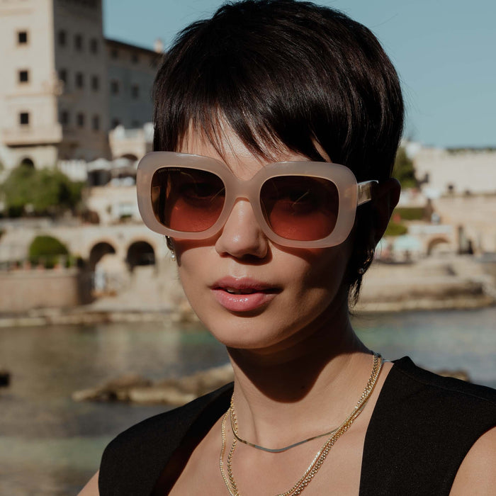 Isabel Bernard La Villette Rive Rose Tendre Lunettes De Soleil Carrées