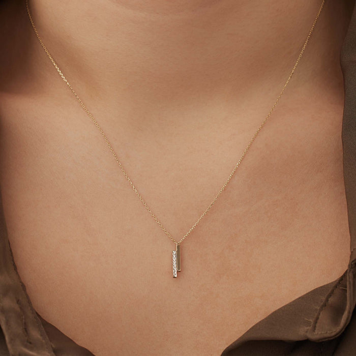 Isabel Bernard Le Marais Alice Collier En Or 14 Carats Avec 2 Barres