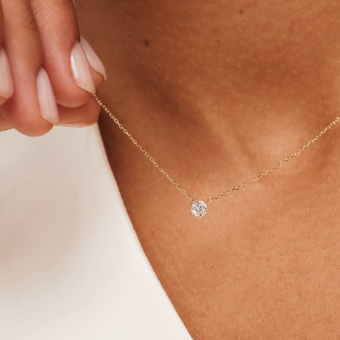Isabel Bernard Le Marais Garance Collier En Or 14 Carats Et Oxyde De Zirconium