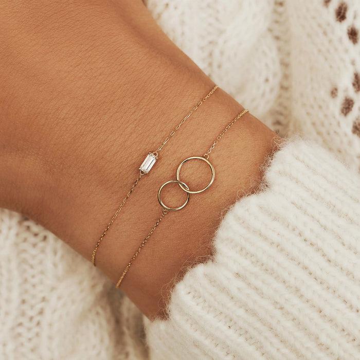 Isabel Bernard Le Marais Loulou Bracelet En Or 14 Carats Avec Cercles