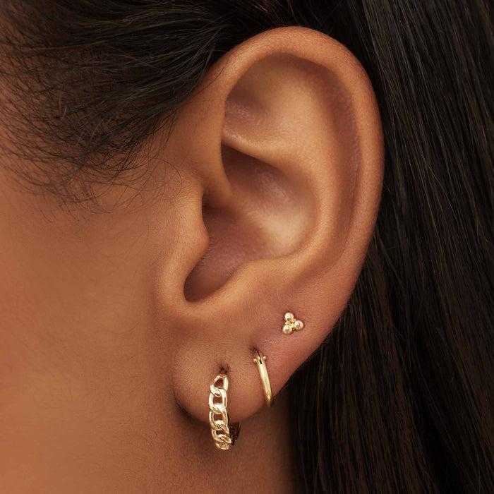 Isabel Bernard Le Marais Règine Boucles D'oreilles En Or 14 Carats Avec Des Liens