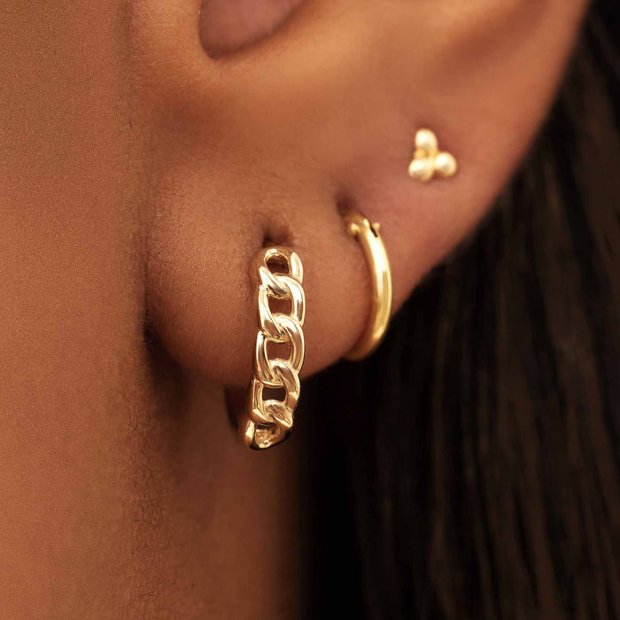 Isabel Bernard Le Marais Règine Boucles D'oreilles En Or 14 Carats Avec Des Liens