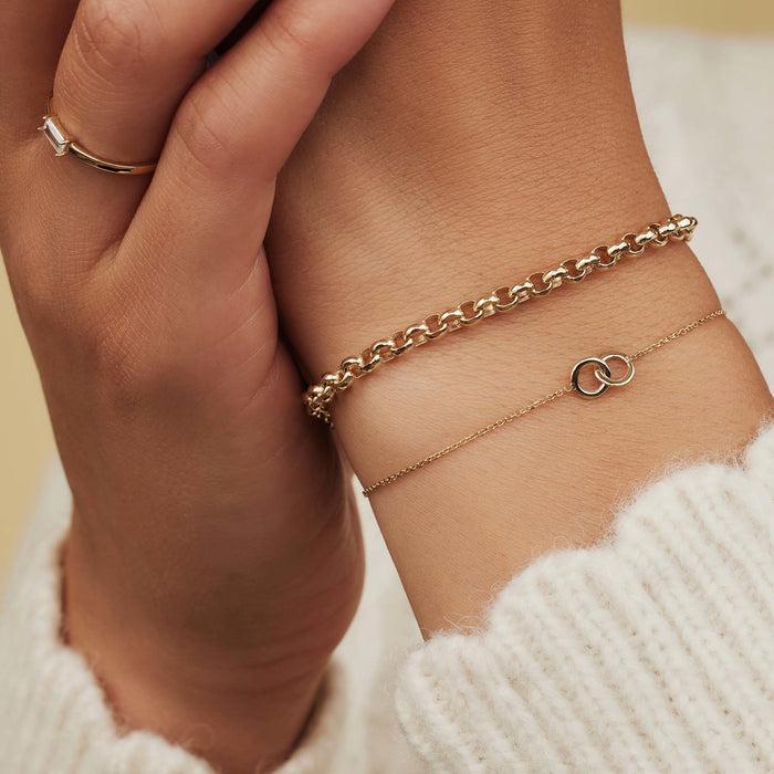 Isabel Bernard Le Marais Zoé Bracelet En Or 14 Carats Avec Cercles