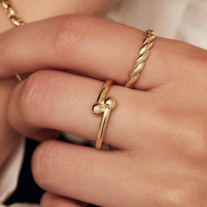 Isabel Bernard Monceau Mirell Bague En Or 14 Carats