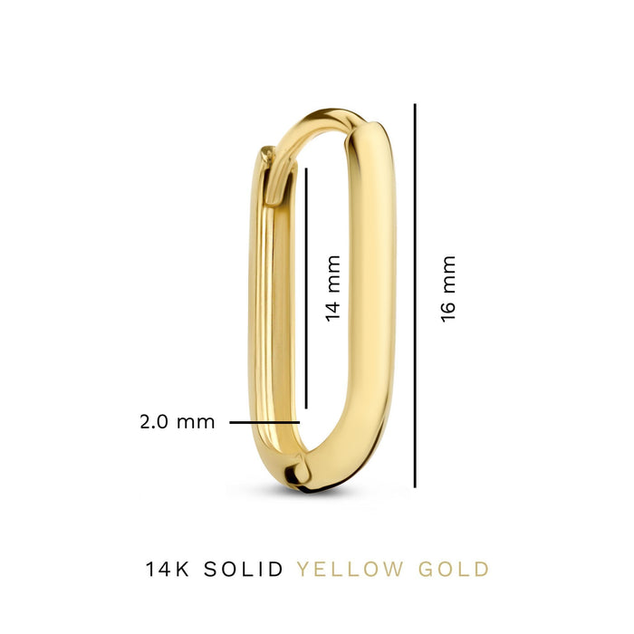 Isabel Bernard Rivoli Aimée Créoles En Or 14 Carats