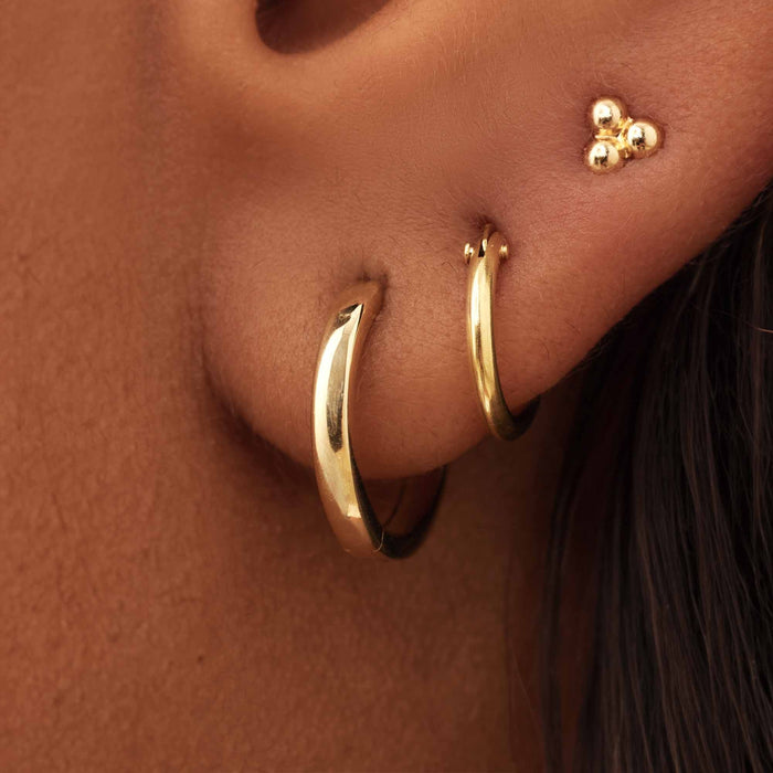 Isabel Bernard Rivoli Claire Clous D'oreilles En Or 14 Carats