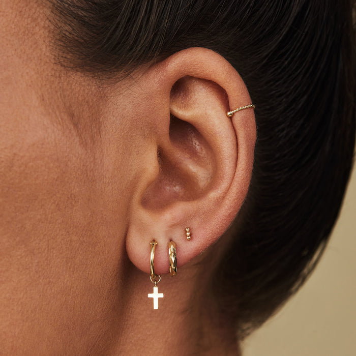 Isabel Bernard Rivoli Claire Clous D'oreilles En Or 14 Carats