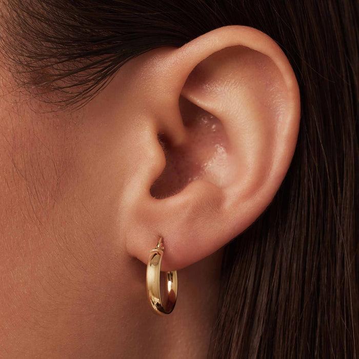 Isabel Bernard Rivoli Estrella Boucles D'oreilles En Or 14 Carats (14 Mm)