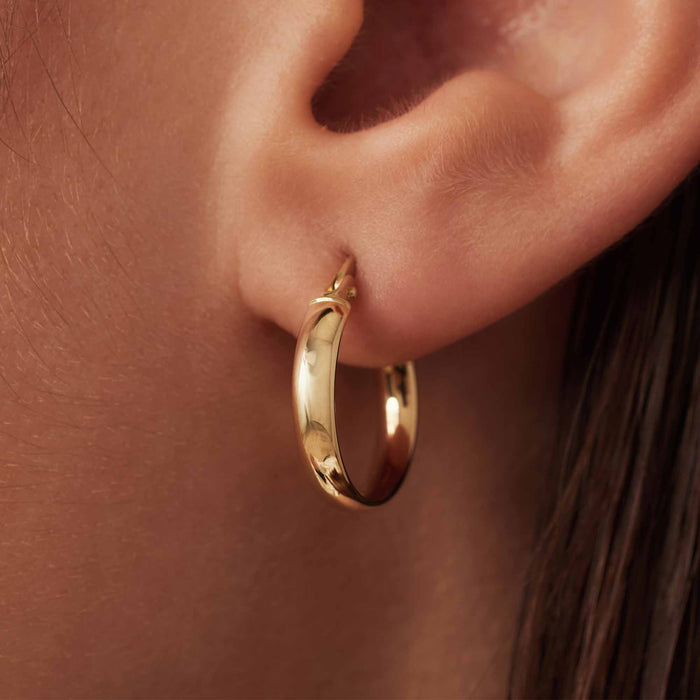 Isabel Bernard Rivoli Estrella Boucles D'oreilles En Or 14 Carats (14 Mm)