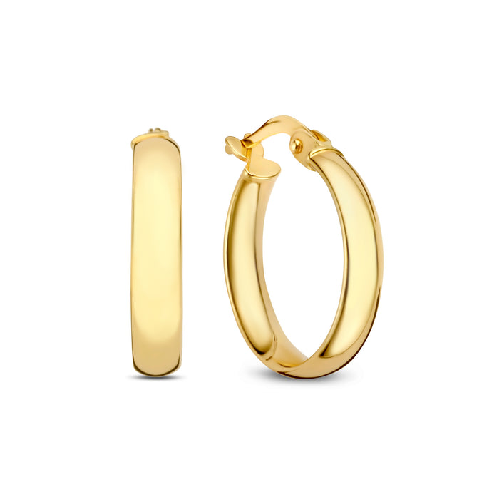 isabel bernard Rivoli Estrella boucles d'oreilles en or 14 carats (14 mm)