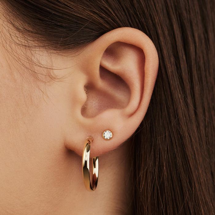 Isabel Bernard Rivoli Estrella Créoles En Or 14 Carats (20 Mm)