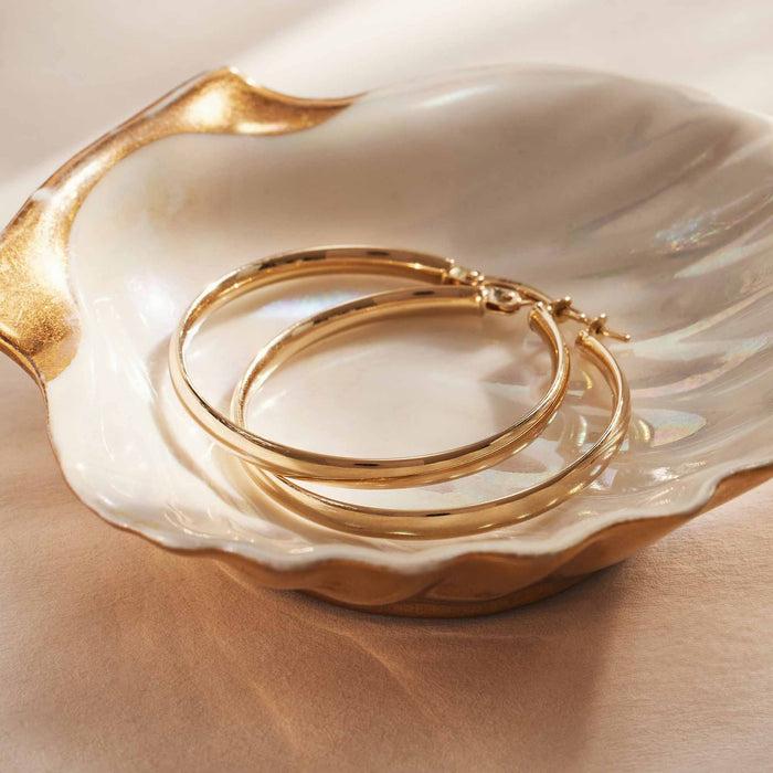 Isabel Bernard Rivoli Estrella Créoles En Or 14 Carats (30 Mm)