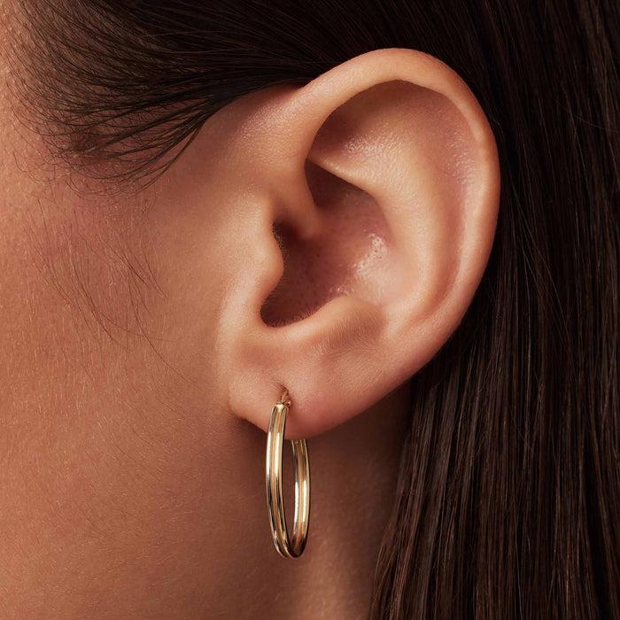 Isabel Bernard Rivoli Flori Boucles D'oreilles En Or 14 Carats (22 Mm)