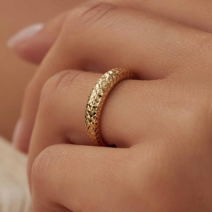 Isabel Bernard Rivoli Laura Bague En Or 14 Carats Avec Diamant Taillé