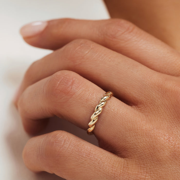 Isabel Bernard Rivoli Laurance Bague En Or 14 Carats