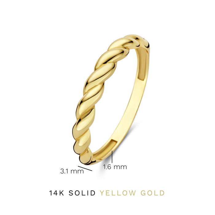 Isabel Bernard Rivoli Laurance Bague En Or 14 Carats