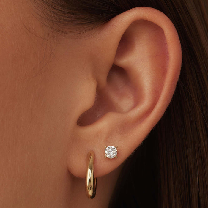 Isabel Bernard Rivoli Maryn Créoles En Or 14 Carats