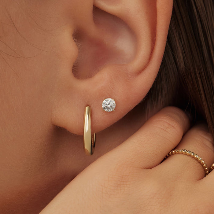 Isabel Bernard Rivoli Maryn Créoles En Or 14 Carats