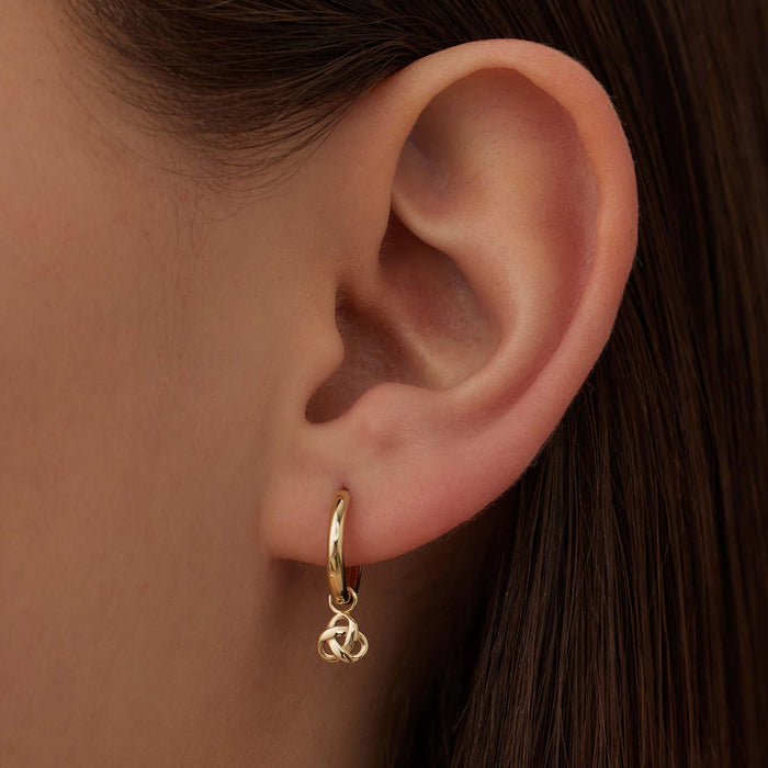 Isabel Bernard Rivoli Méline Boucles D'oreilles En Or 14 Carats Avec Nœud