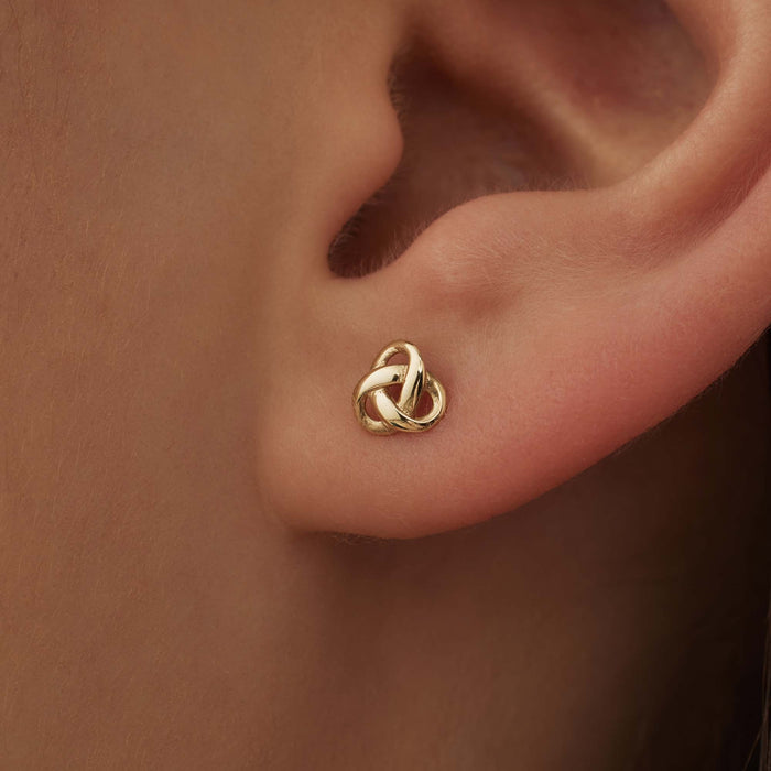 Isabel Bernard Rivoli Méline Clous D'oreilles En Or 14 Carats Avec Nœud
