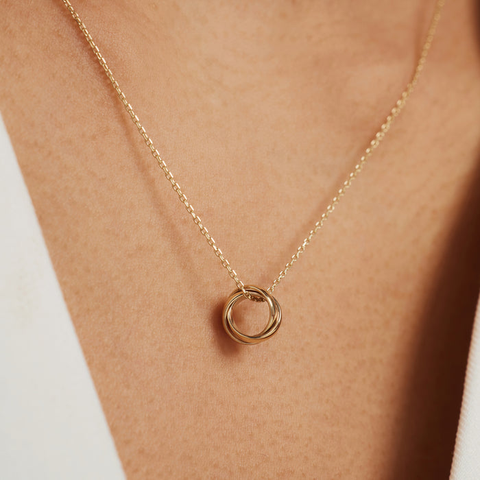 Isabel Bernard Rivoli Méline Collier En Or 14 Carats Avec Cercles