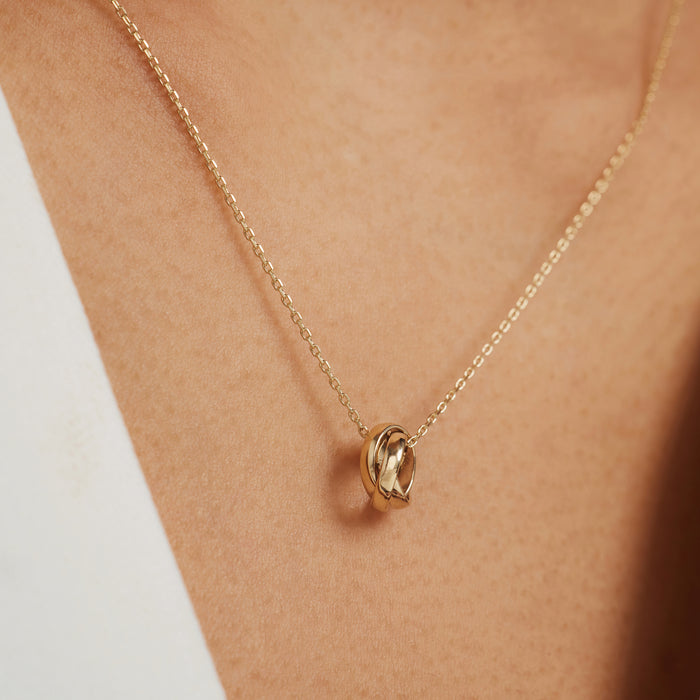 Isabel Bernard Rivoli Méline Collier En Or 14 Carats Avec Cercles