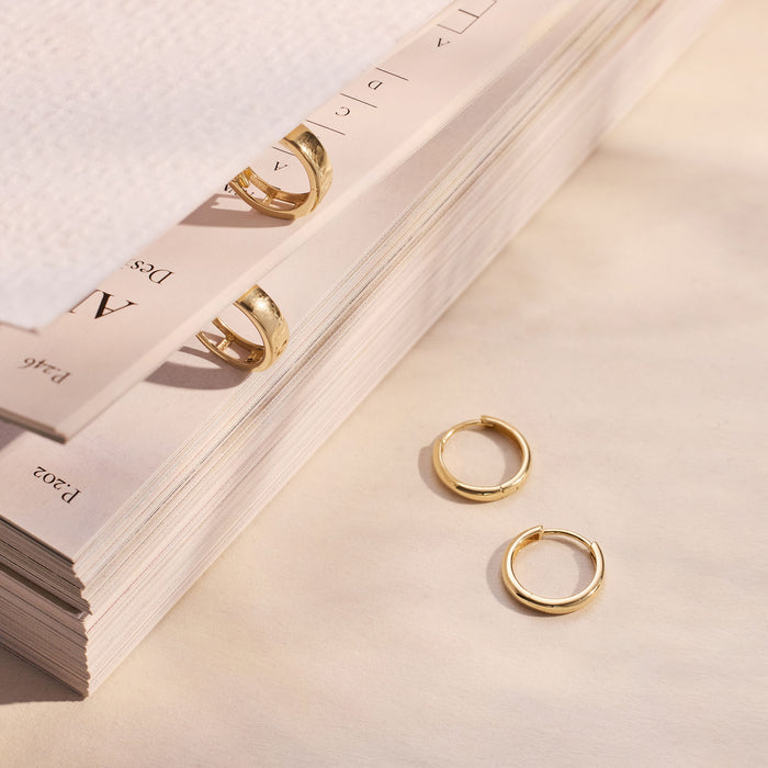 Isabel Bernard Rivoli Morgane Créoles En Or 14 Carats