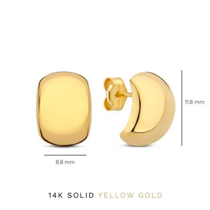 Isabel Bernard Rivoli Morgane En Or 14 Carats Moitié Créoles