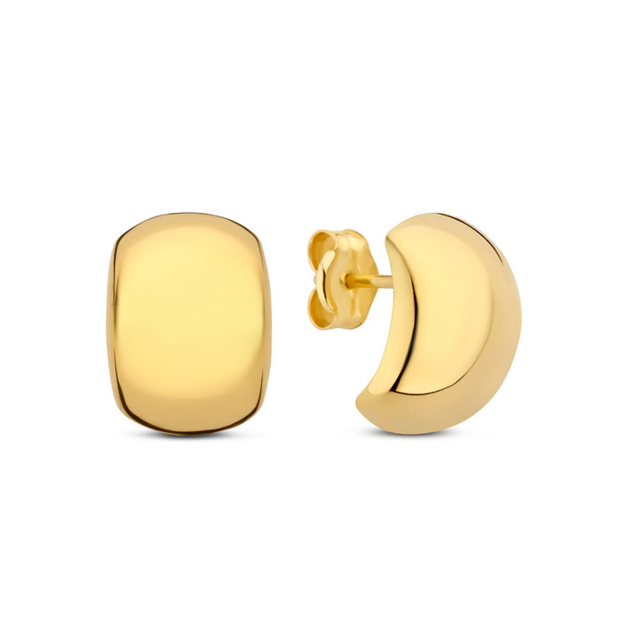 isabel bernard Rivoli Morgane en or 14 carats moitié créoles