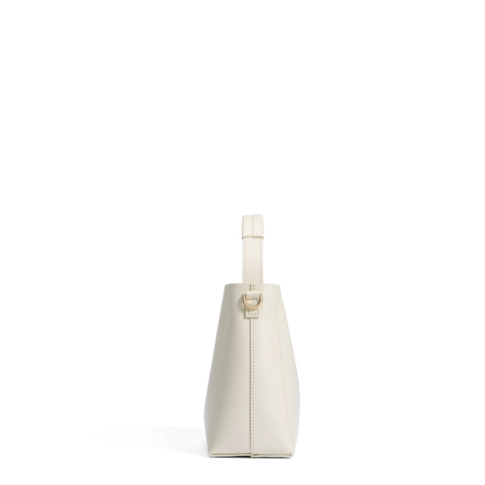 Isabel Bernard Sac à Main En Cuir Tanné Végétal Montmartre Béatrice Midi Crème