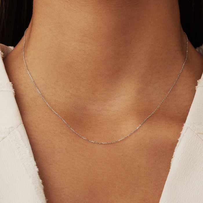 Isabel Bernard Saint Germain Nicole Collier En Or Blanc 14 Carats