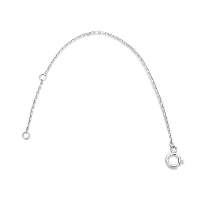 isabel bernard Saint Germain Nicole rallonge de collier en or blanc 14 carats