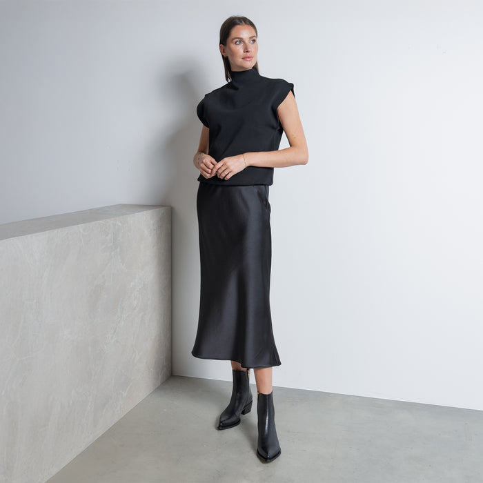 Isabel Bernard Vendôme Amandine Bottes En Cuir De Veau Croco Noir