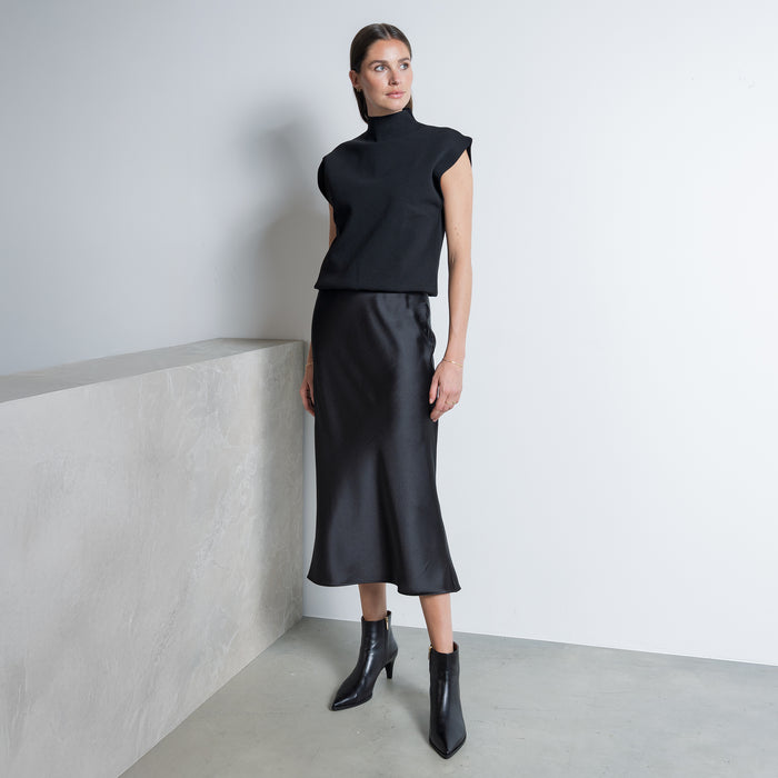 Isabel Bernard Vendôme Lola Bottes En Cuir De Veau Noir