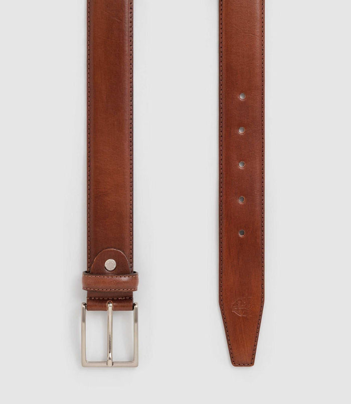 Izac Ceinture 35mm Ajustable En Patine Marron Clair CALCAZAR