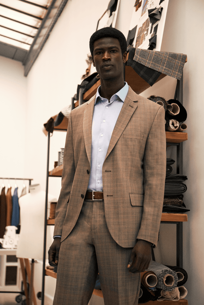 Izac Ceinture 35mm Ajustable En Patine Marron Clair CALCAZAR