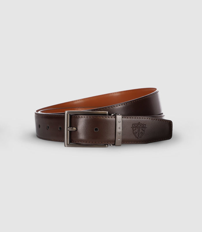 izac Ceinture ajustable avec boucle à ardillon marron