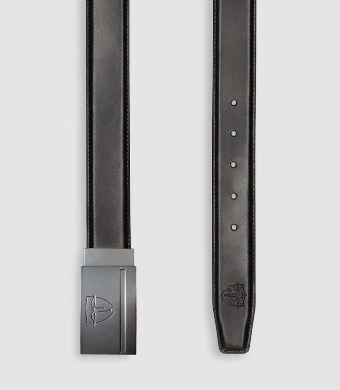 Izac Ceinture Réversible 35mm Ajustable Noire Et Marine CASSIS