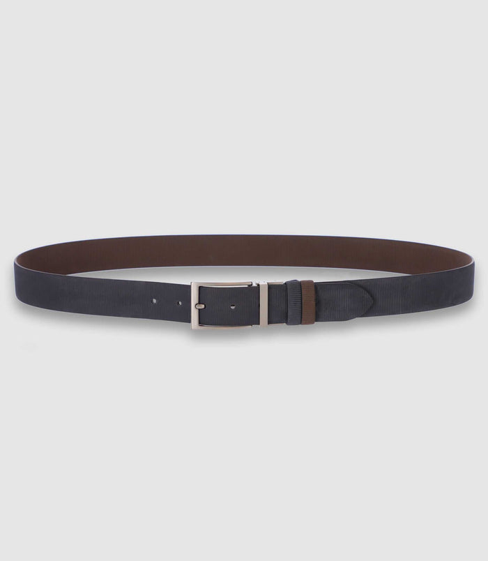 Izac Ceinture Réversible 35mm Marine Et Marron CREPI