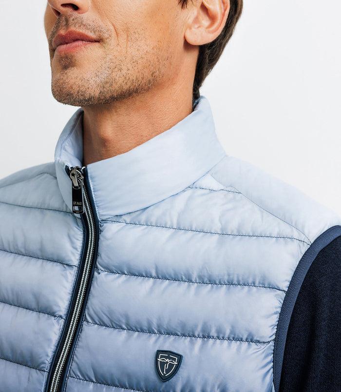 Izac Doudoune Sans Manches Dégradée Et Matelassée Marine