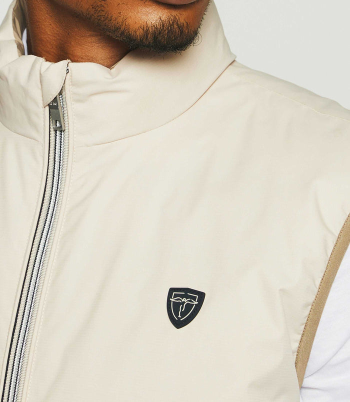 Izac Doudoune Sans Manches Réversible Beige Clair Et Beige Foncé RENAN