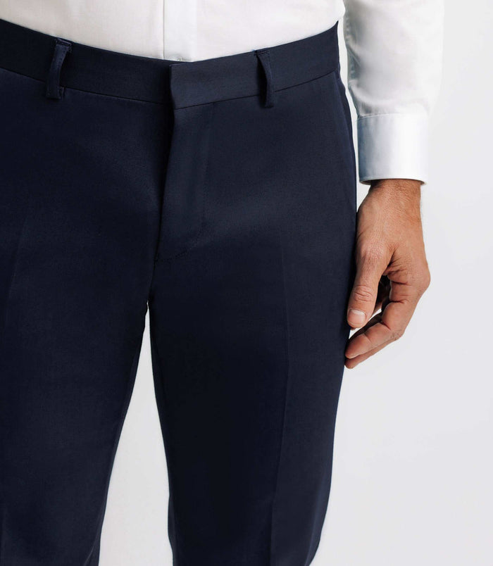 Izac 1pantalon Ville Tissu Techniqe BLEU