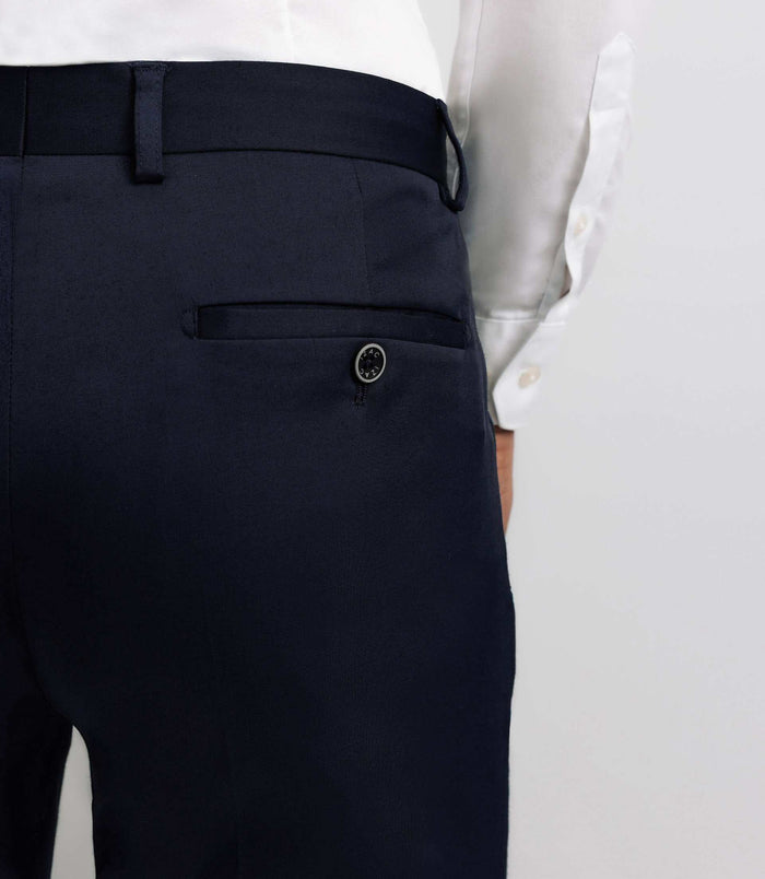 Izac 1pantalon Ville Tissu Techniqe BLEU