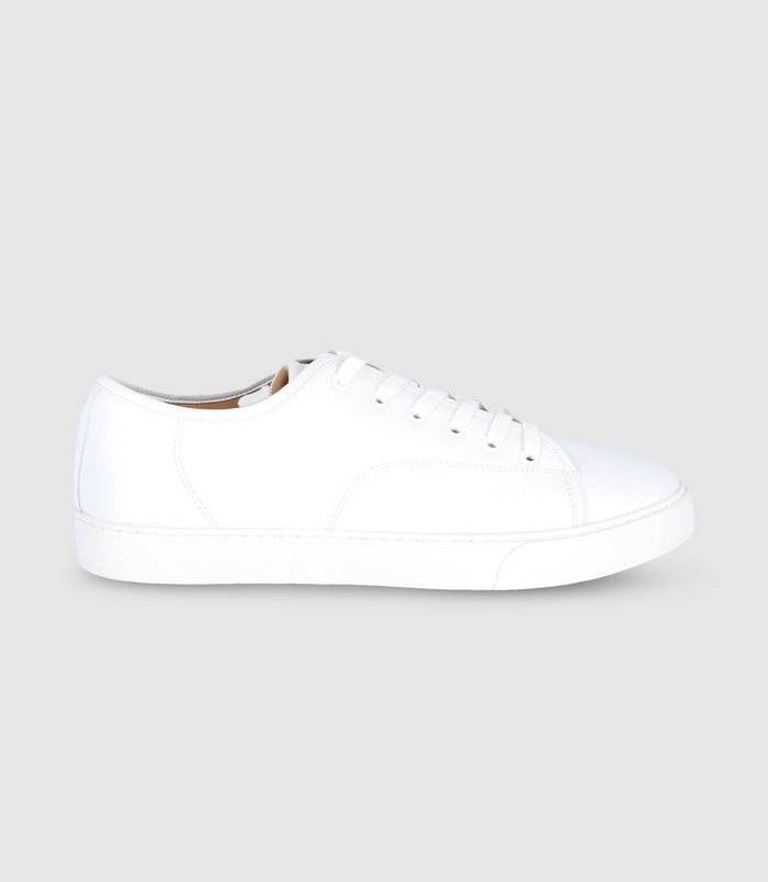 izac Baskets à lacets en cuir blanches