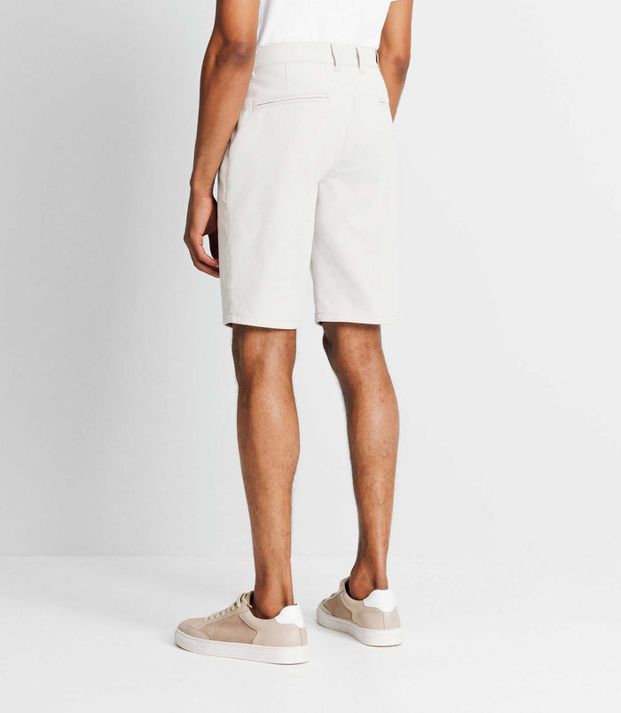 Izac Bermuda Armuré Beige