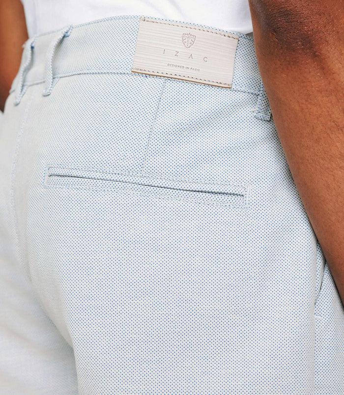 Izac Bermuda Armuré Bleu