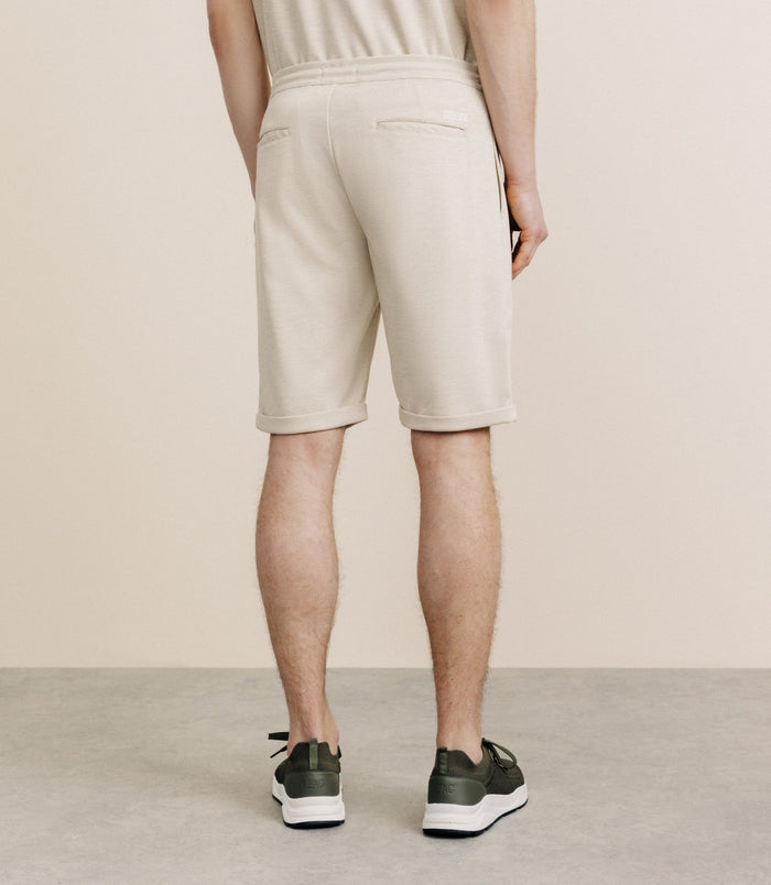 Izac Bermuda Avec Cordon Beige