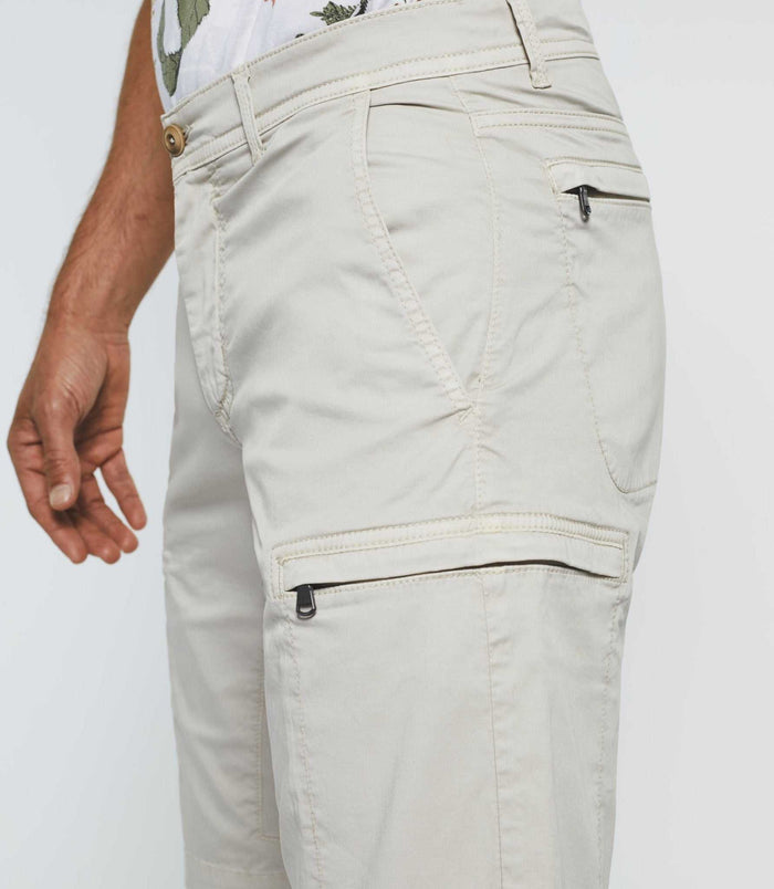 Izac Bermuda Cargo Beige Mastic "Sun"